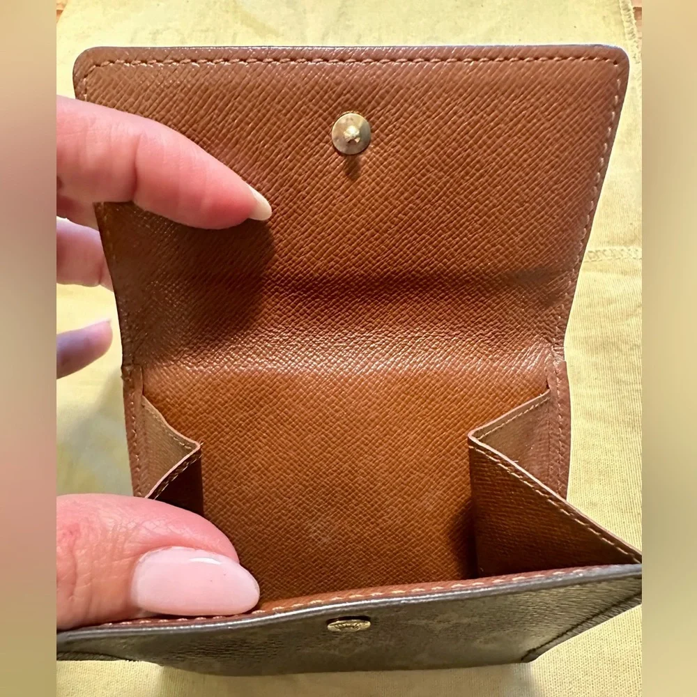 Louis Vuitton Brown Monogram Trifold Wallet - Picture 6 of 12
